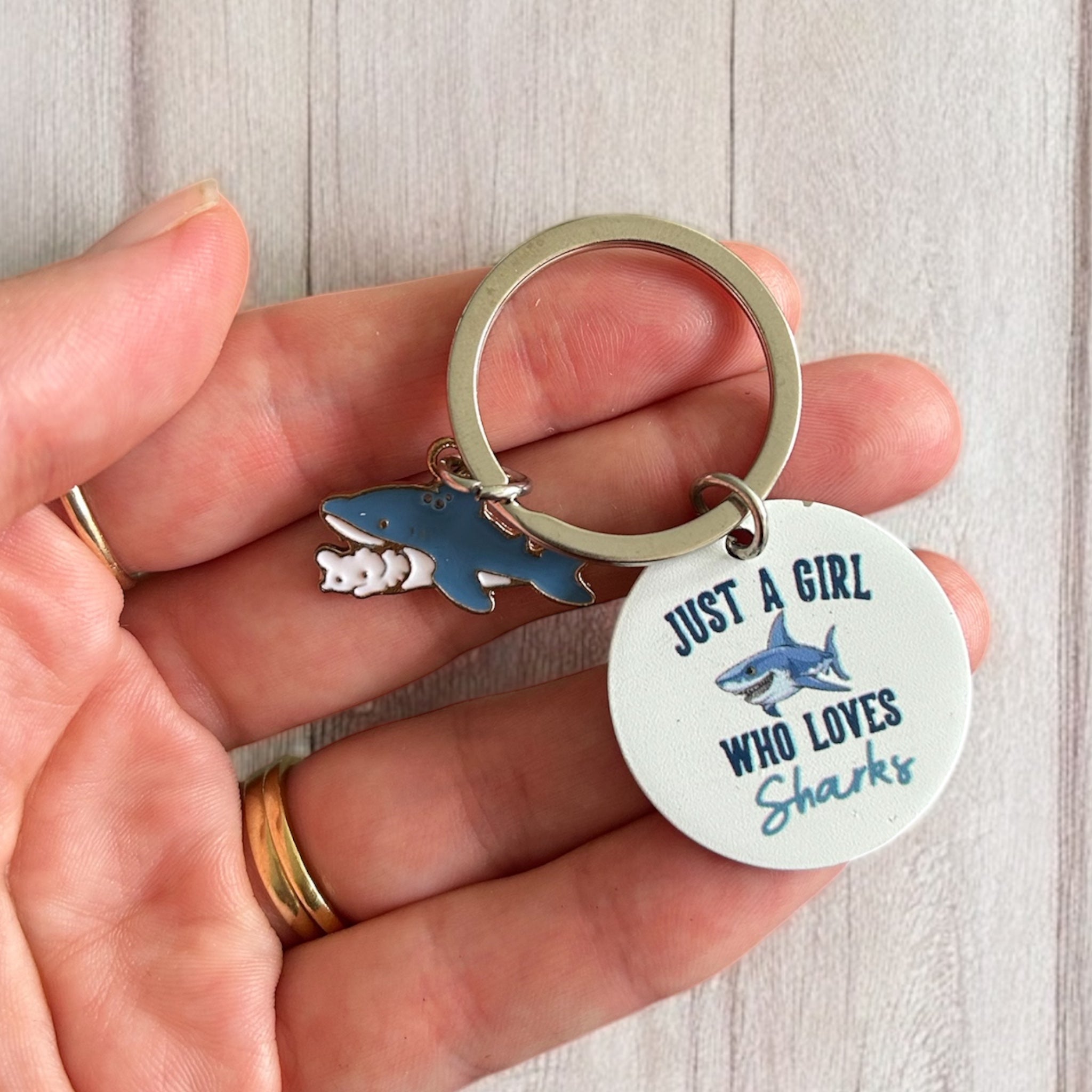 Shark Lovers Keycharm