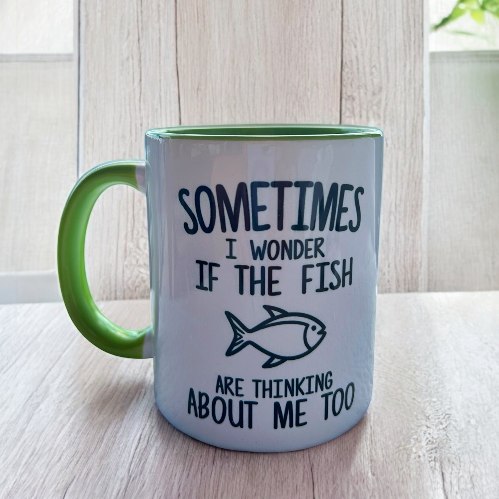 Fish Are Thinking About Me Mug