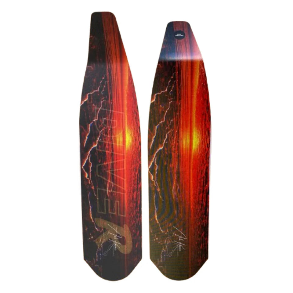 DiveR Carbon Fibre Fins - Coral Sunset