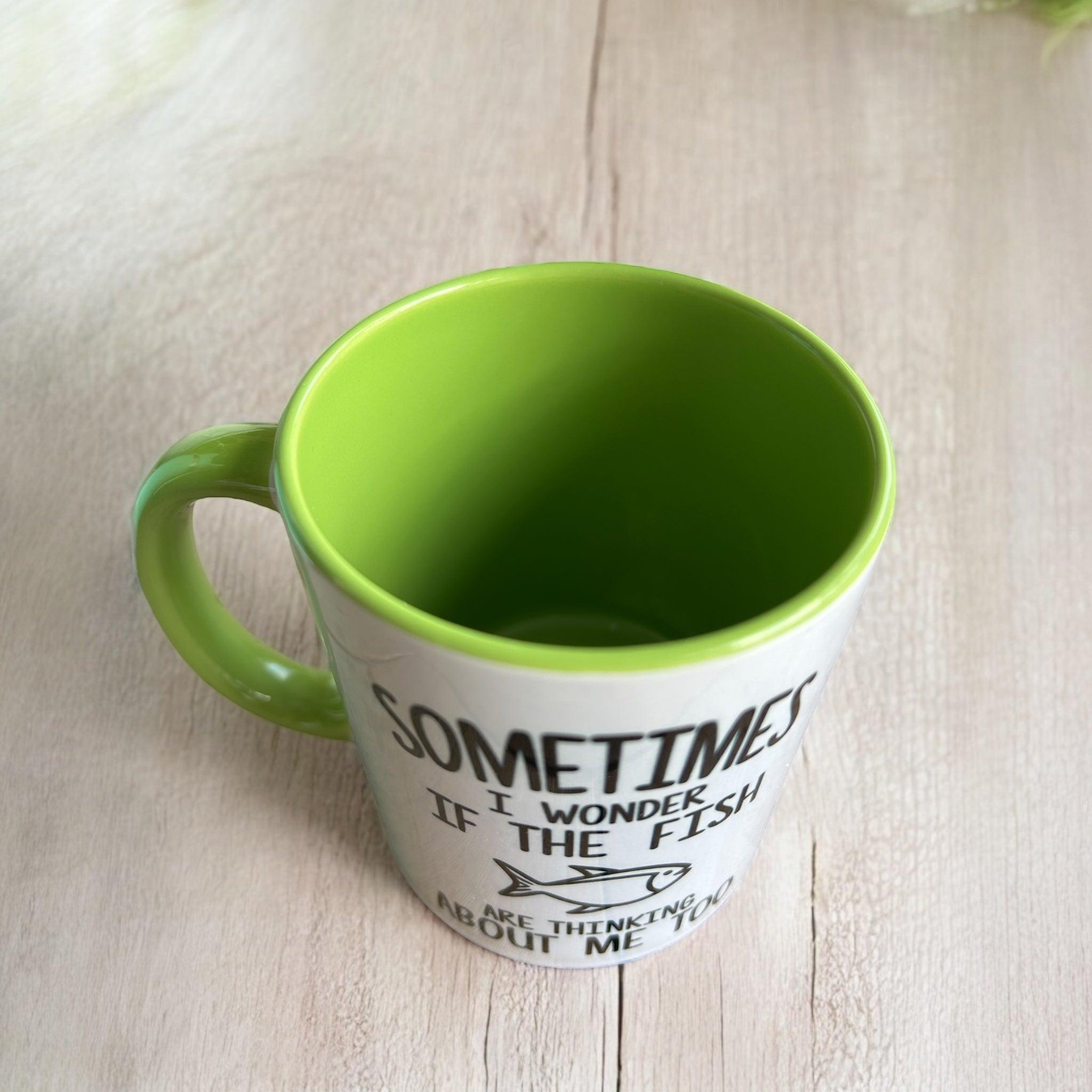 Fish Are Thinking About Me Mug