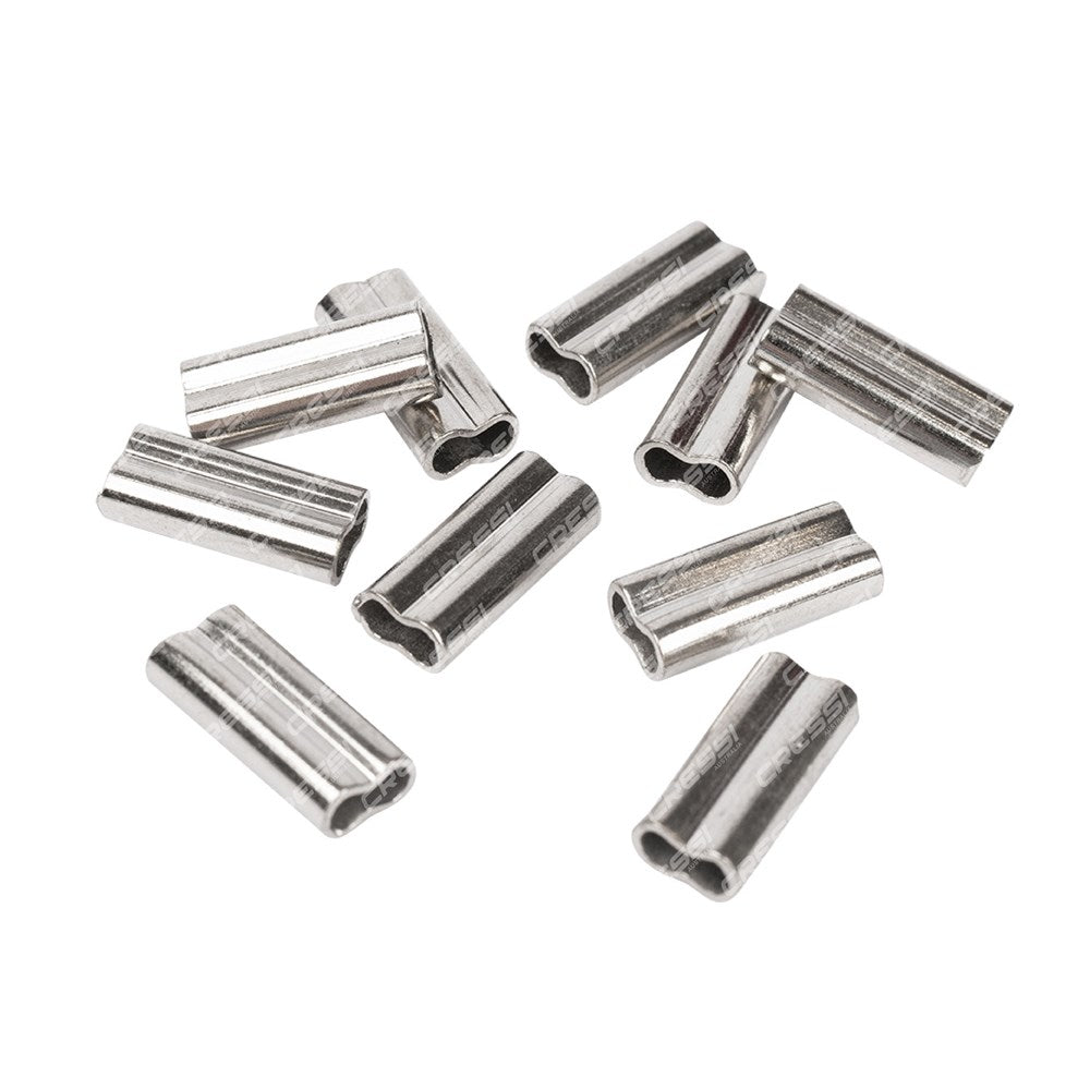Cressi Double Sleeve 1.8mm Copper Crimp - 10 Pack