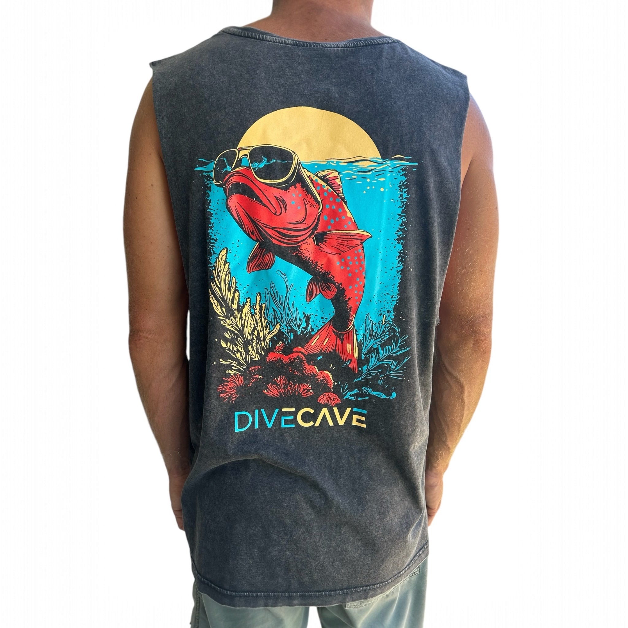 Dive Cave Cotton Tank Tee