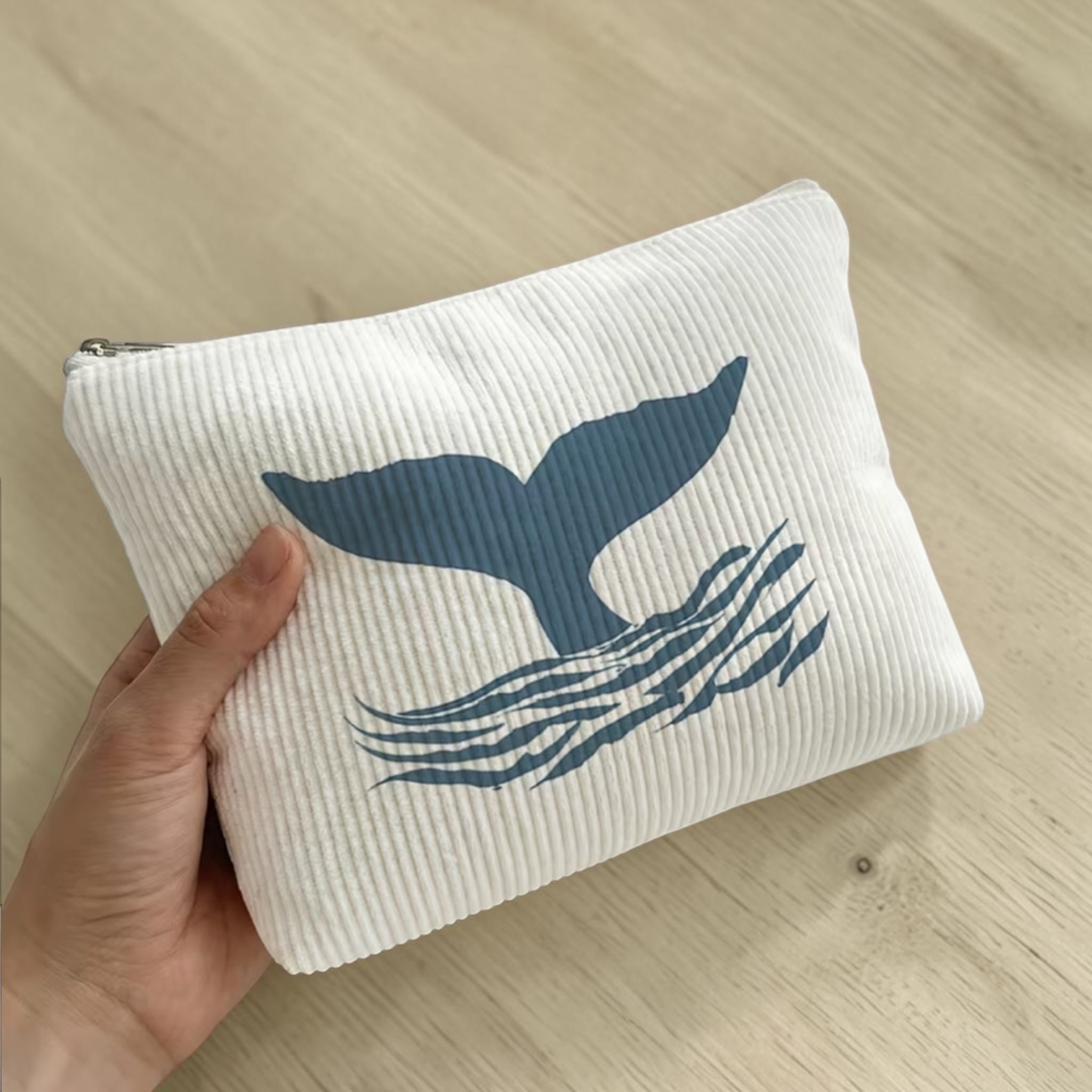 Corduroy Whale Tail Bag