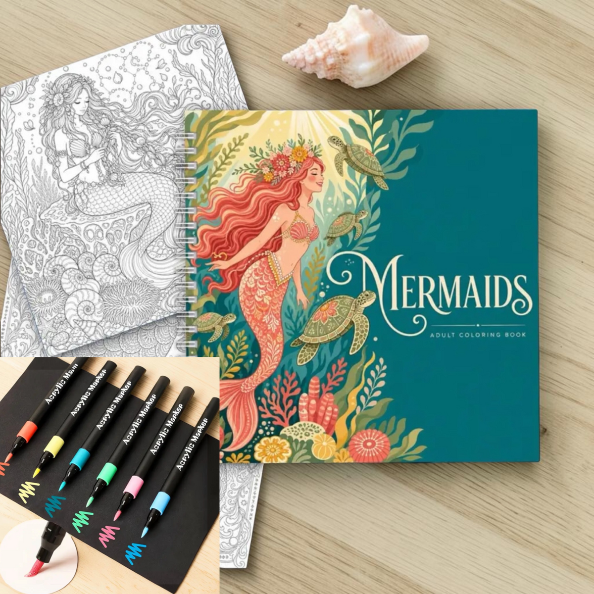 Colour Me Mermaid Gift Set