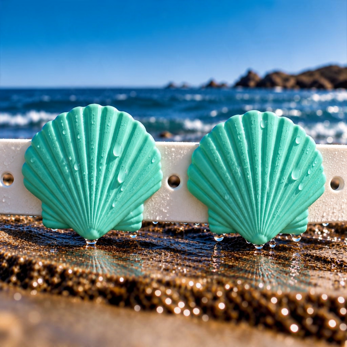 Dive Cave Seashell Lead Weights 1kg (coloured)