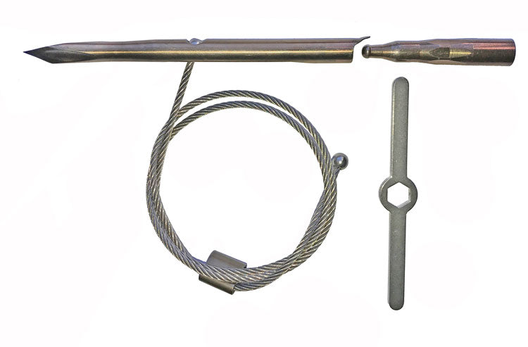 Mannysub Tri-Cut Slip Tip - Stainless Cable