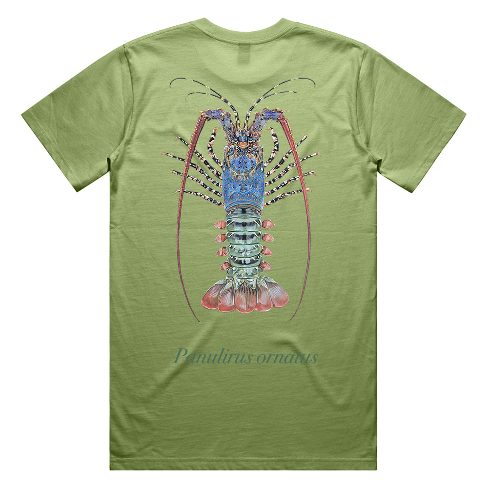Reef Lagoon Tee - Ornate Lobster (Green)