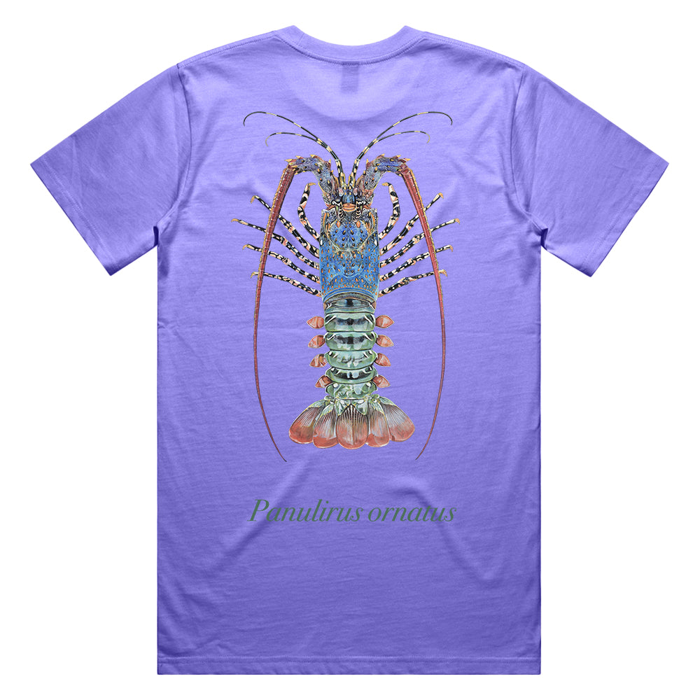 Reef Lagoon Tee - Ornate Lobster (Royal Lilac)