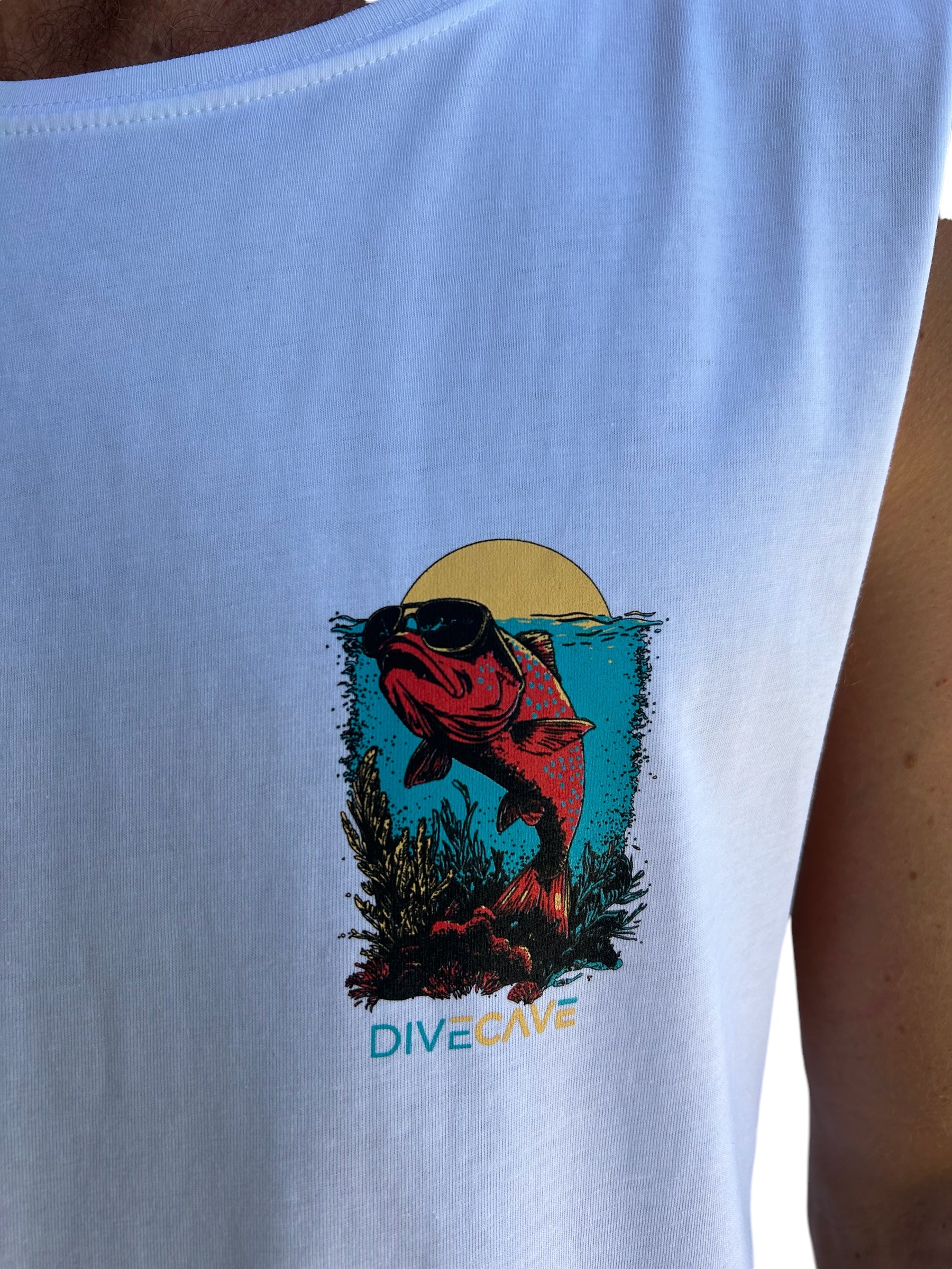 Dive Cave Cotton Tank Tee