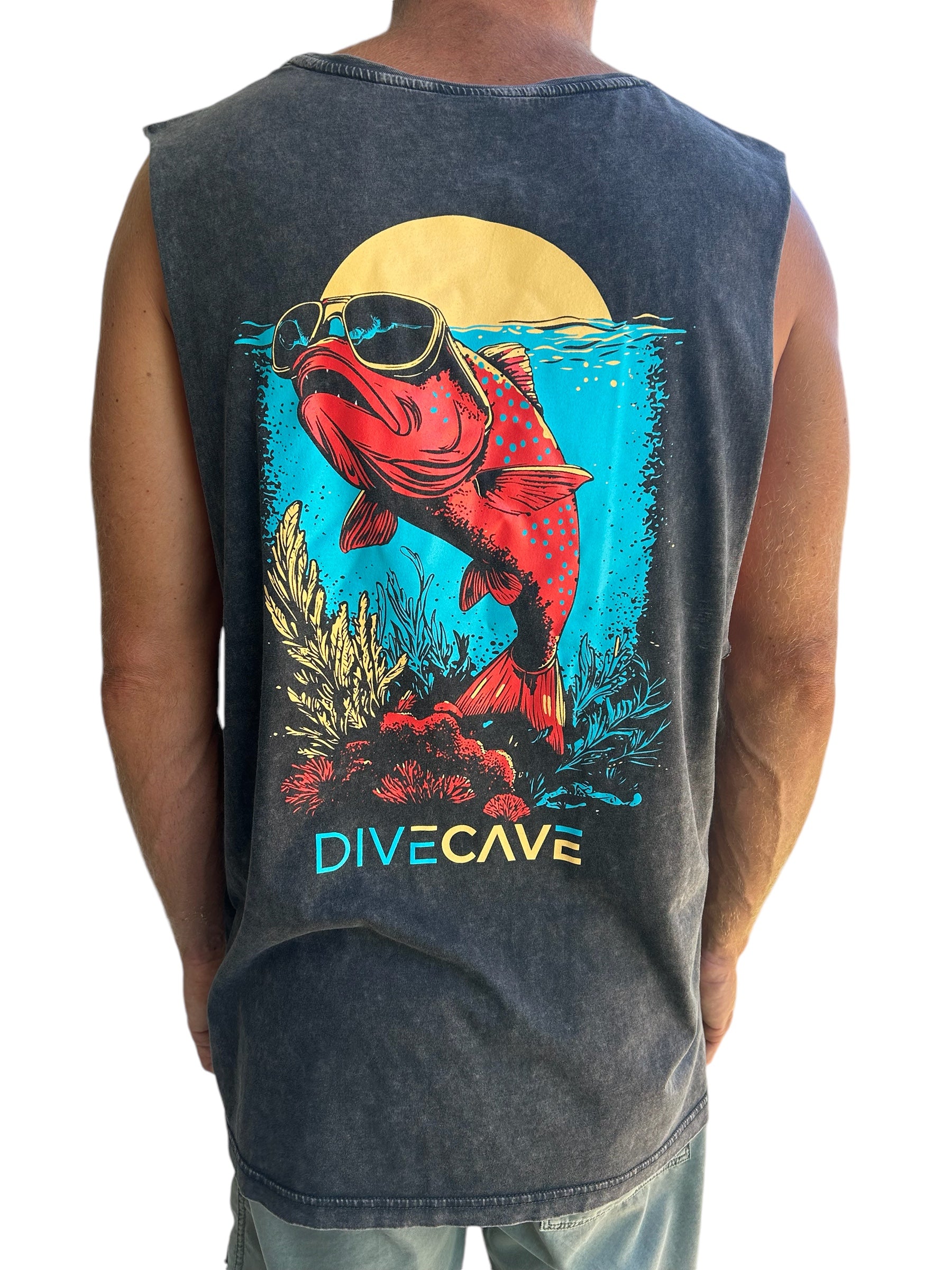 Dive Cave Cotton Tank Tee