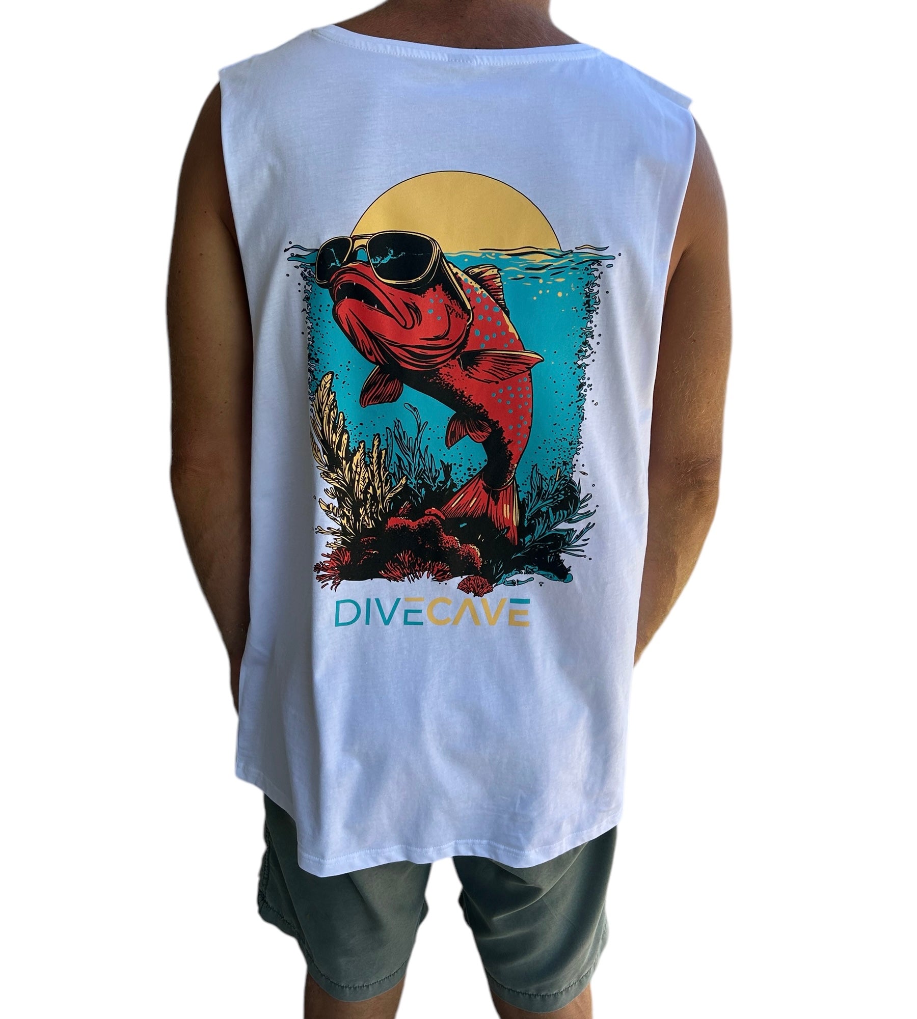 Dive Cave Cotton Tank Tee