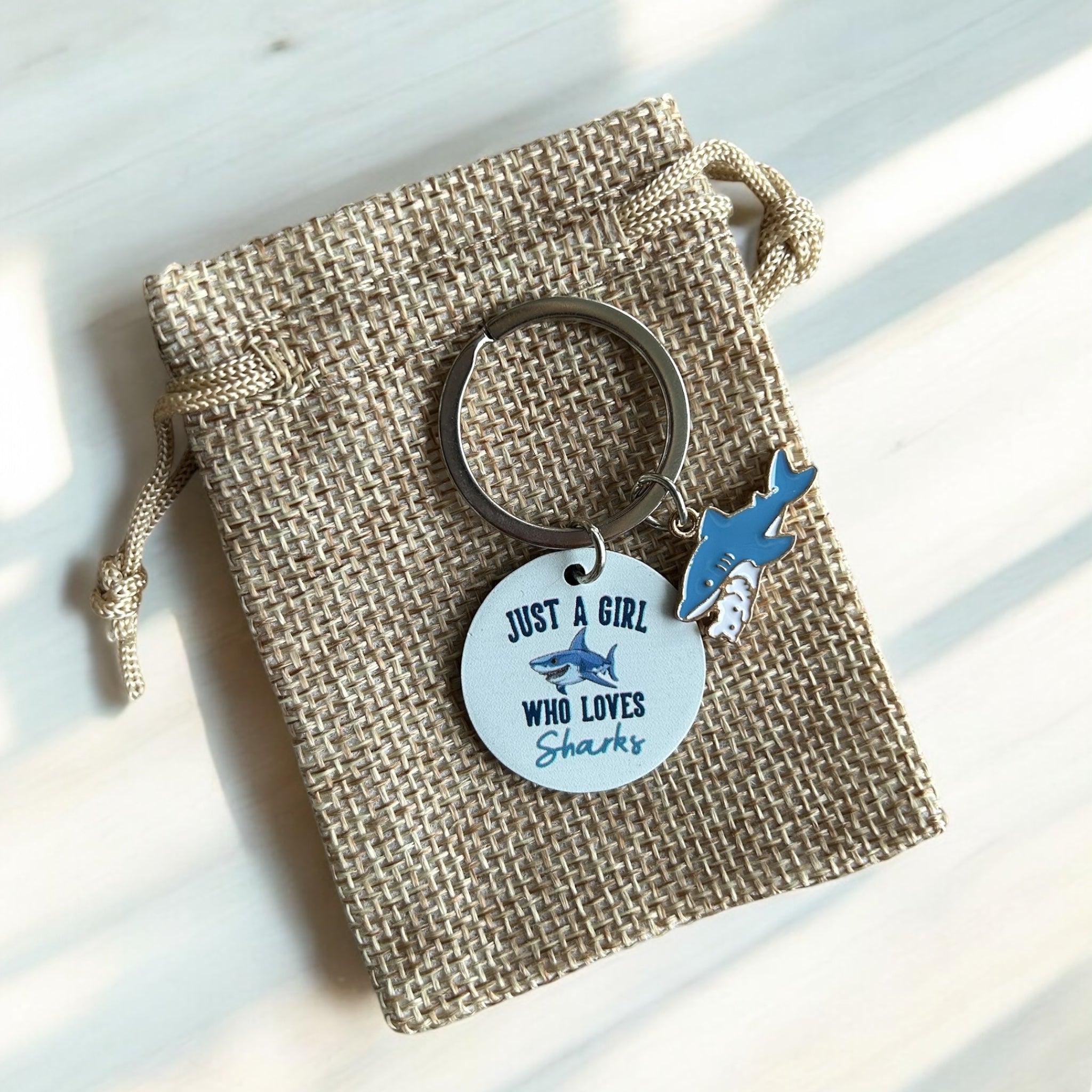 Shark Lovers Keycharm
