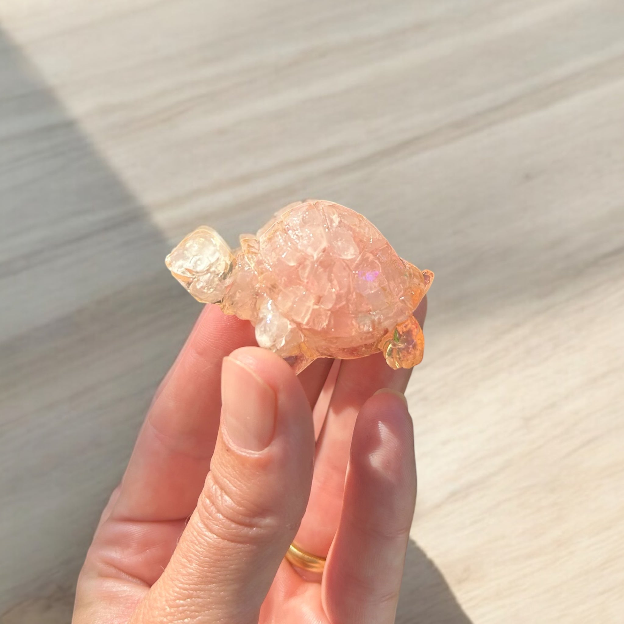 Crystal Turtle Pocket Totem – Gift Bag Set