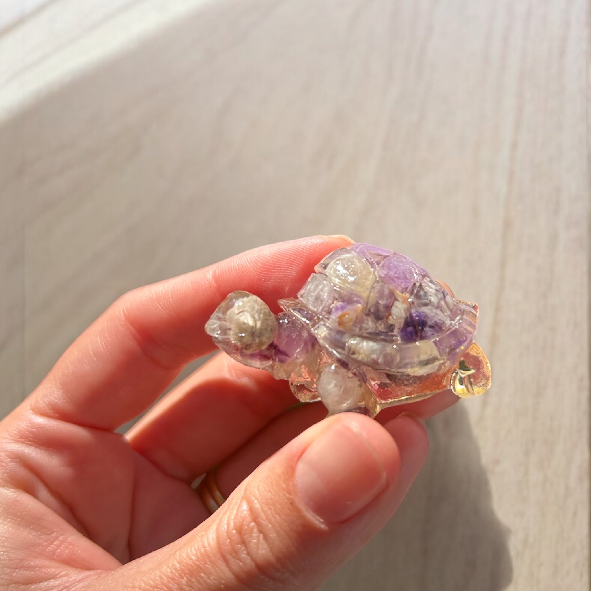 Crystal Turtle Pocket Totem – Gift Bag Set