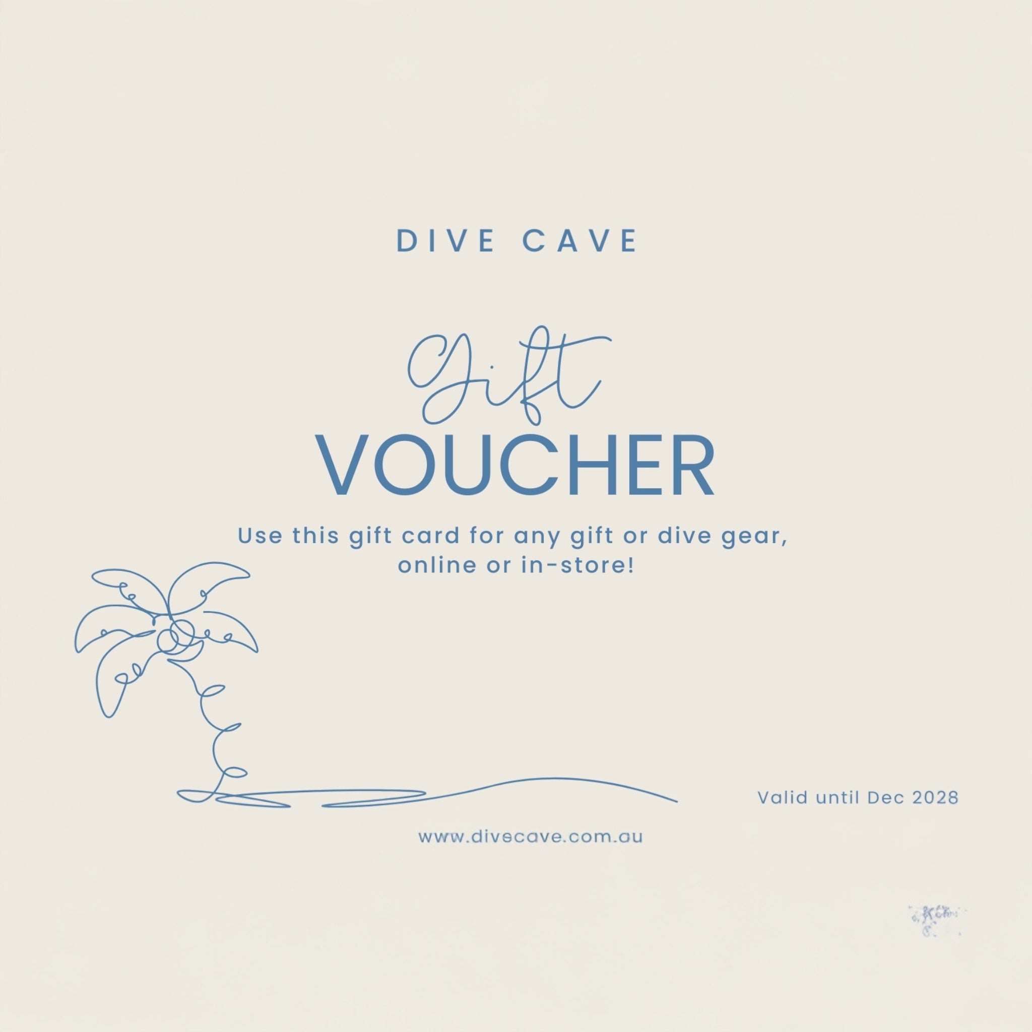 Dive Cave Gift Card