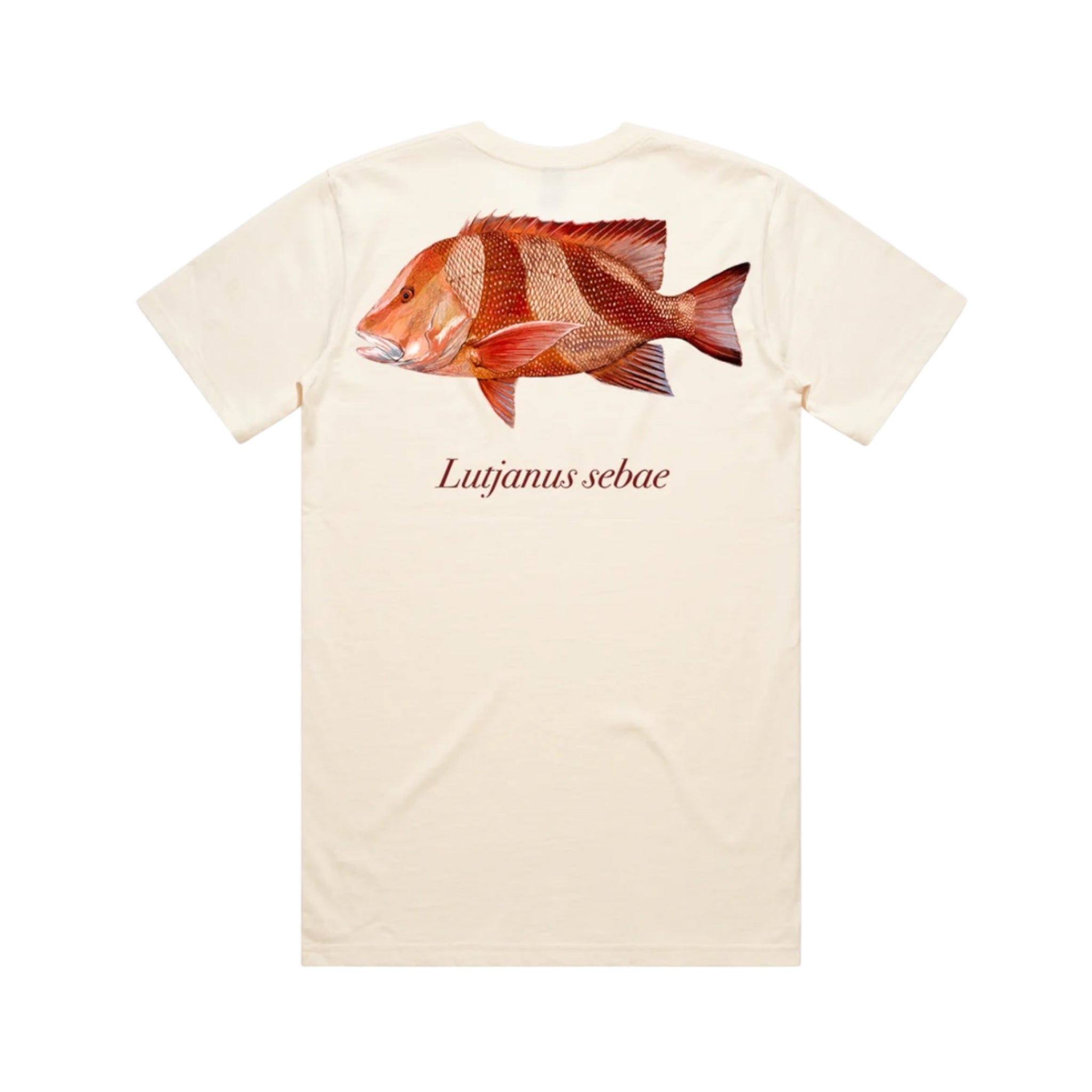 Reef Lagoon Tee - Red Emperor (Beige)