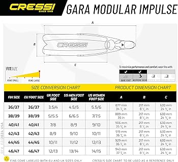 Cressi Gara Modular Impulse Fins