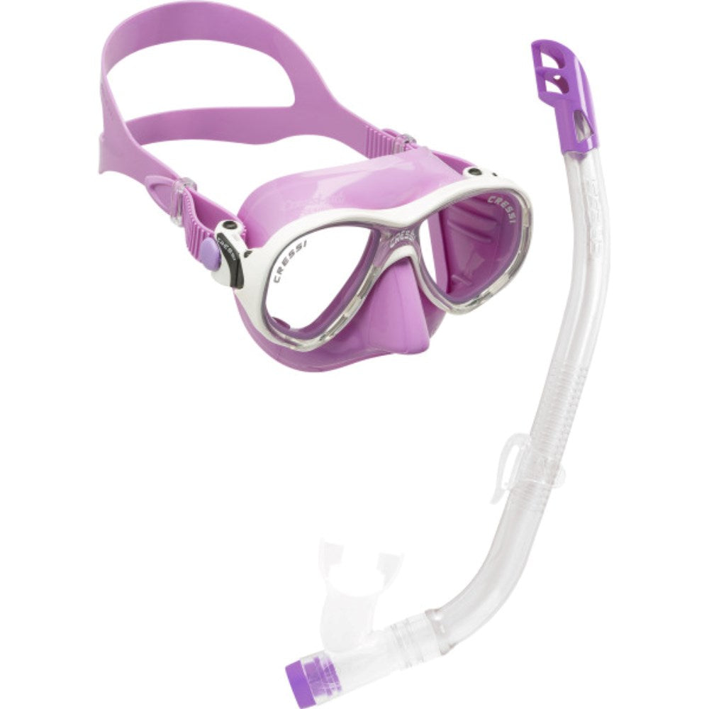 Cressi Marea Junior Mask & Snorkel Set Pink