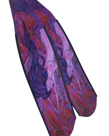 DiveR composite fins - Pink Mermaid