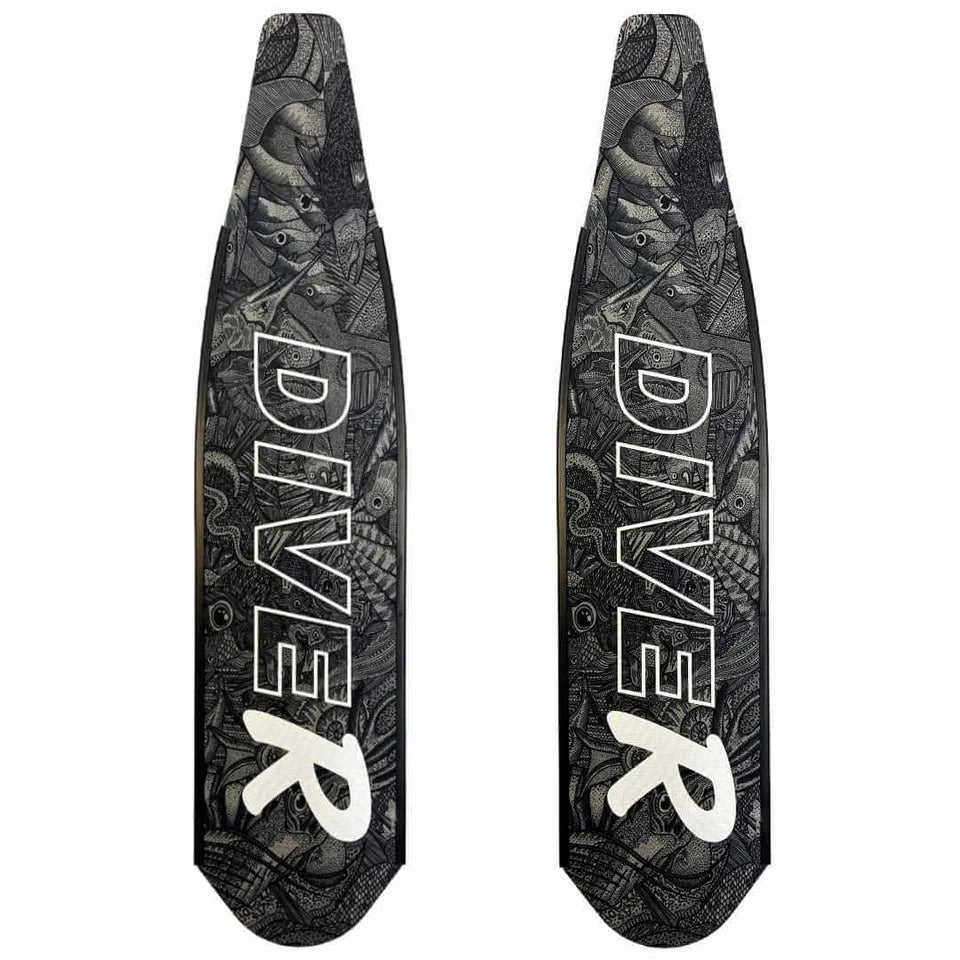 DiveR Carbon Fibre Fins - BW Reeflife 2