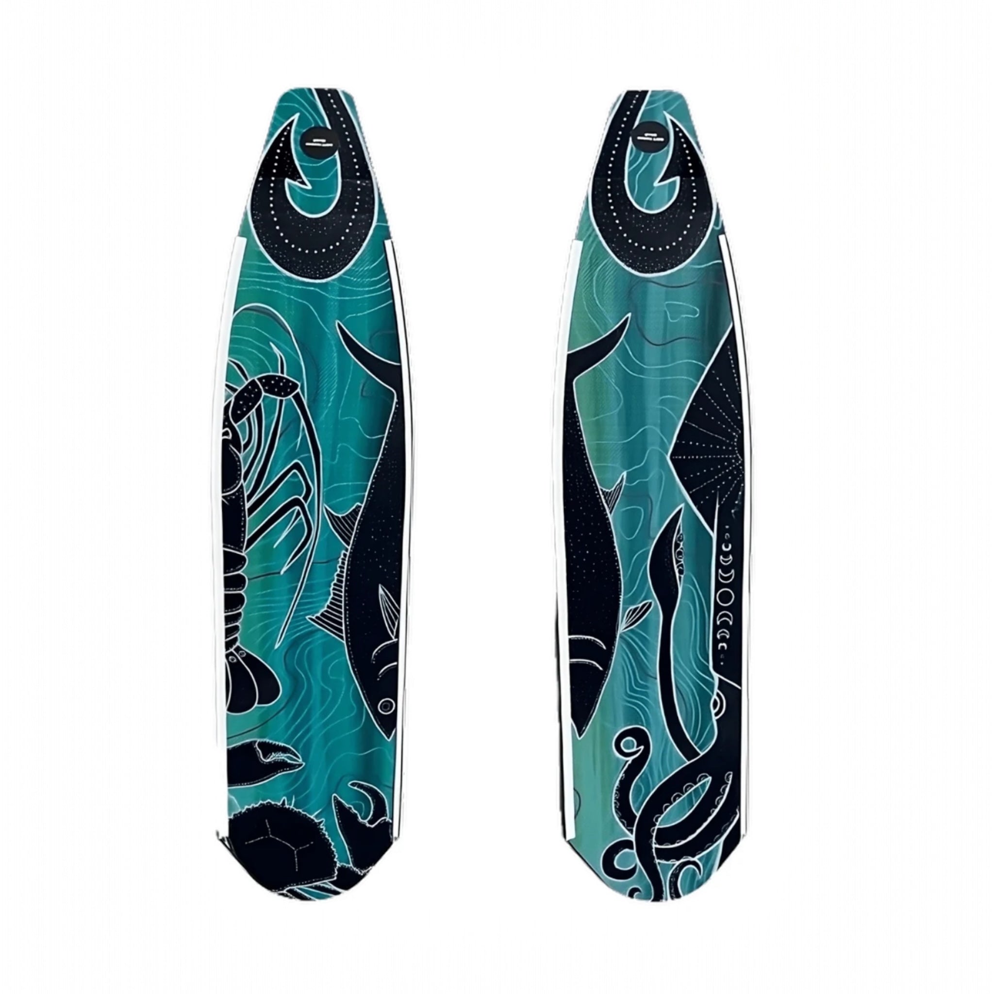 Diver Composite Fins - Green Prey