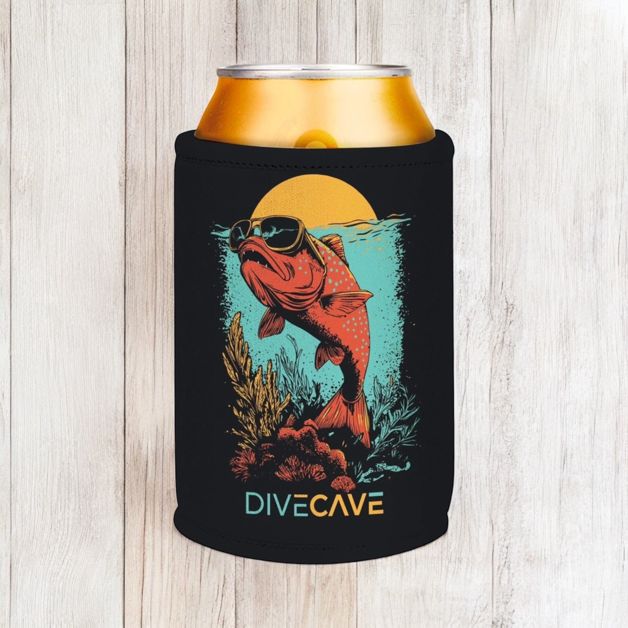 Dive Cave Stubby Holder