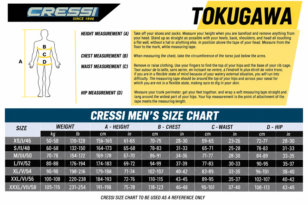 Cressi Tokugawa Skin 2mm Wetsuit