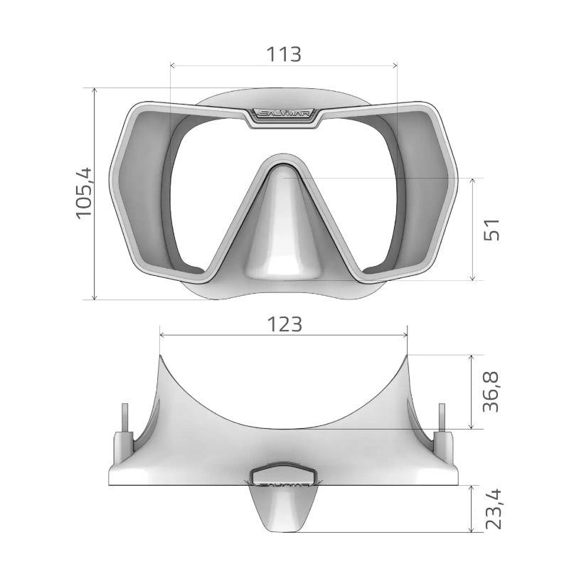 Salvimar Drake Antifog Mask
