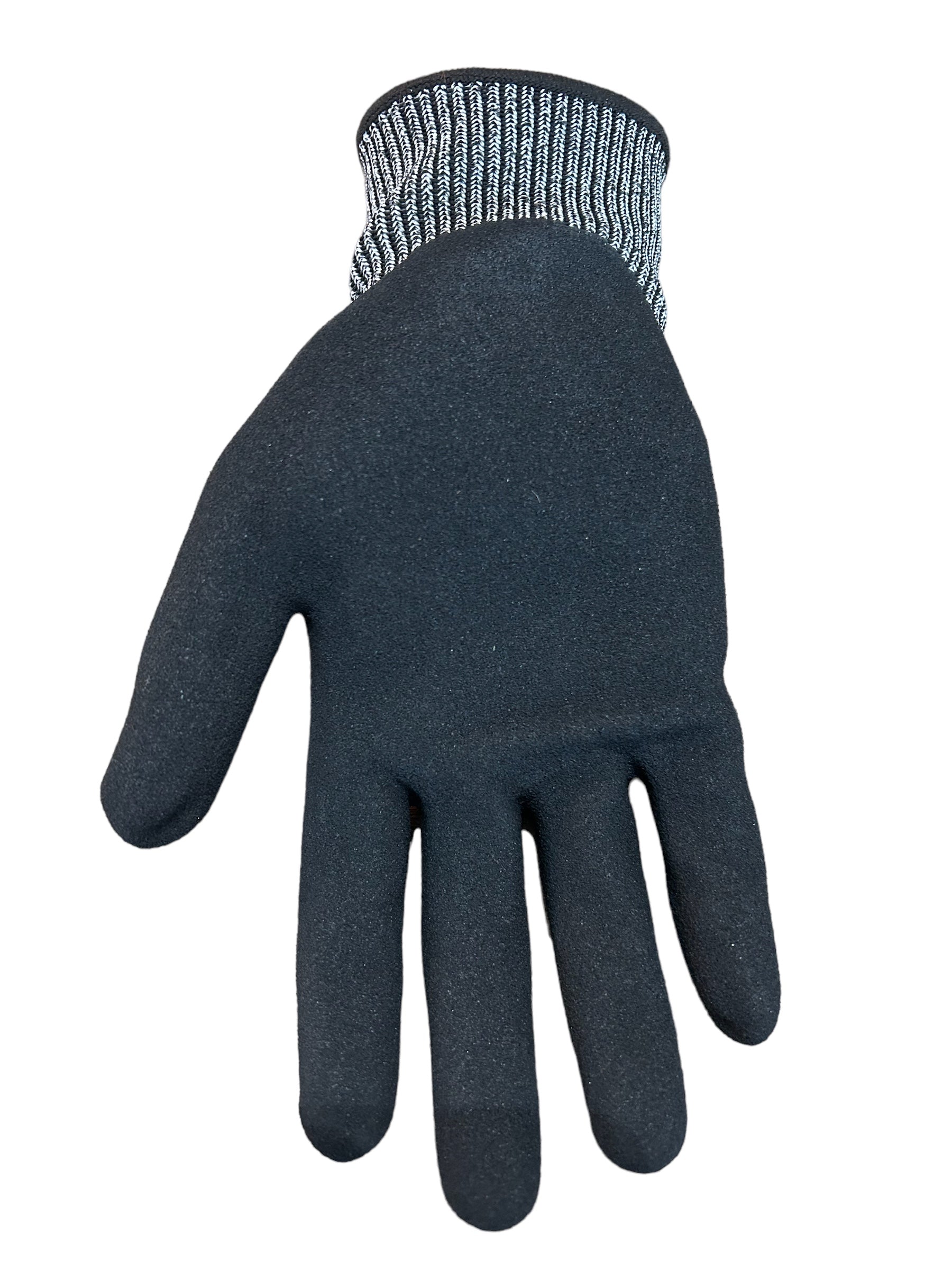 Nitrile coated non slip resistant spearfishing gloves