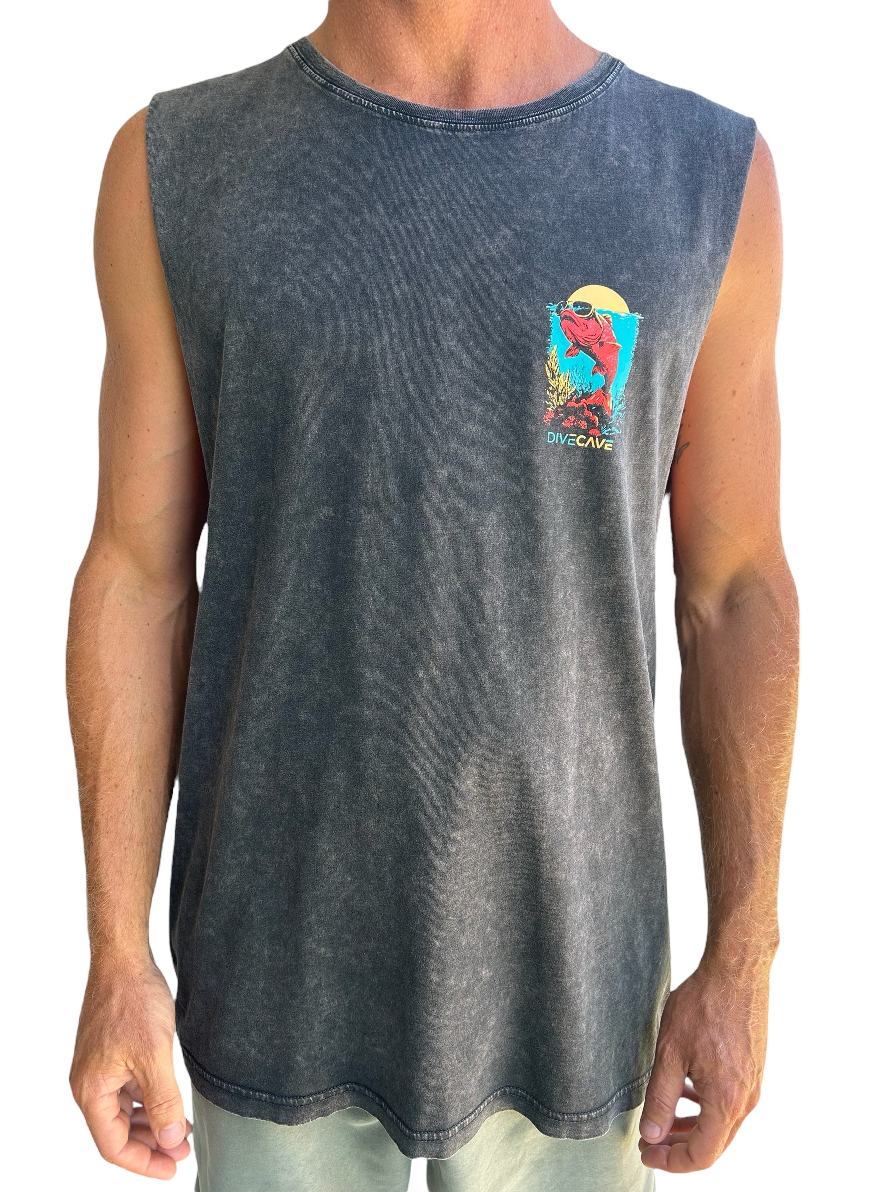 Dive Cave Cotton Tank Tee