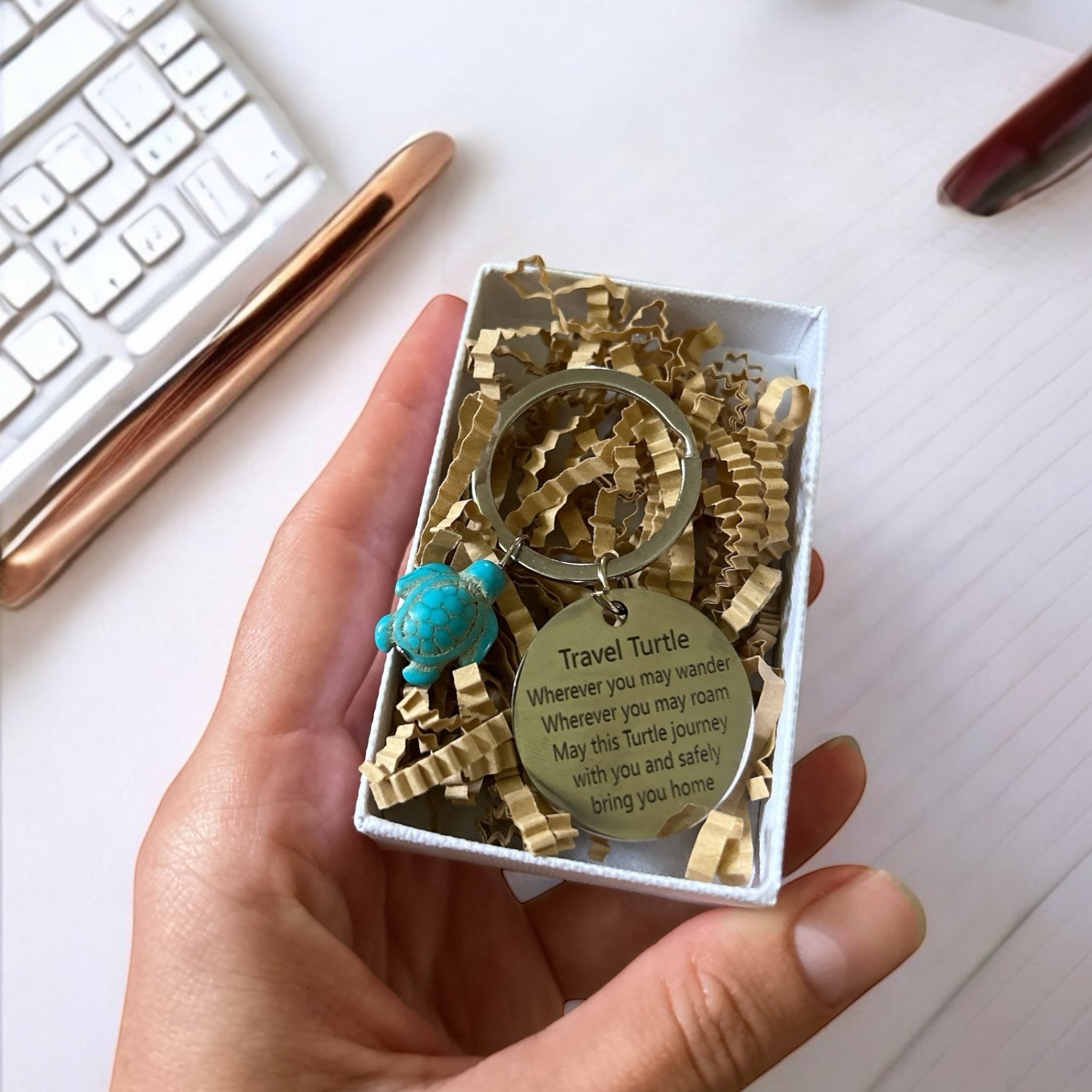 Travel Turtle Keycharm