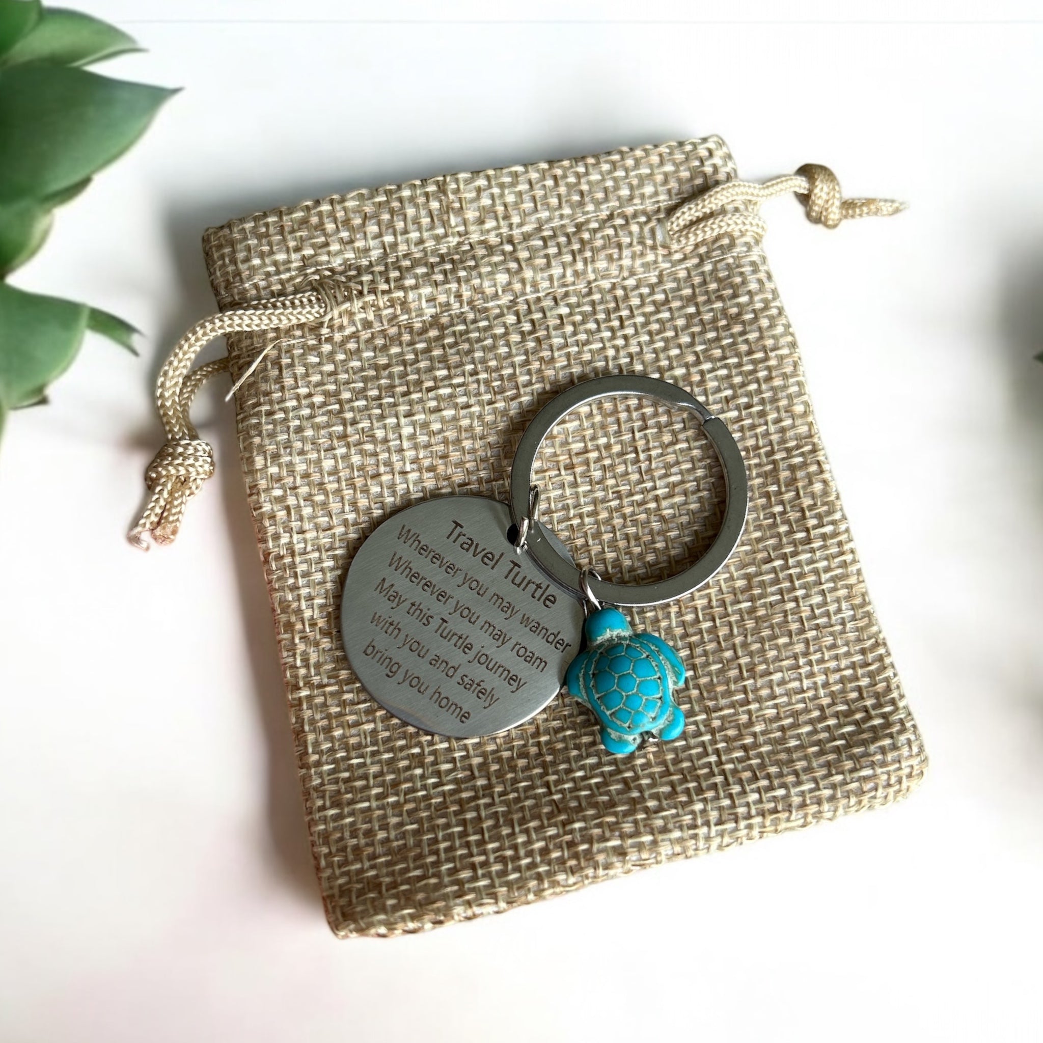 Travel Turtle Keycharm