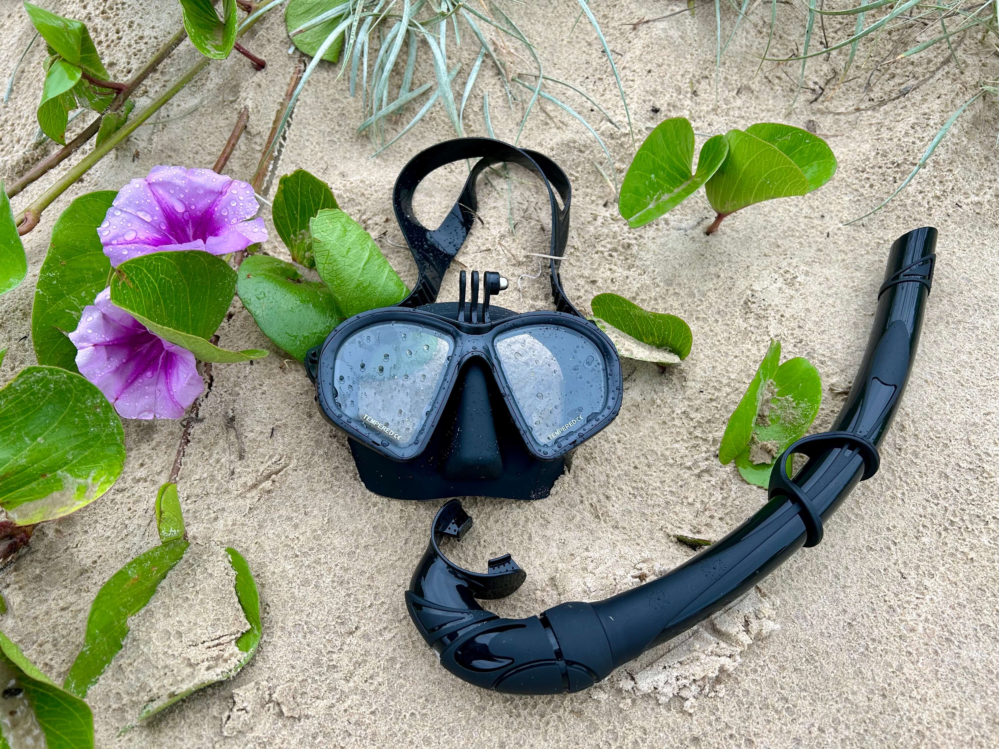 GoPro Mask and Silicone Snorkel Set