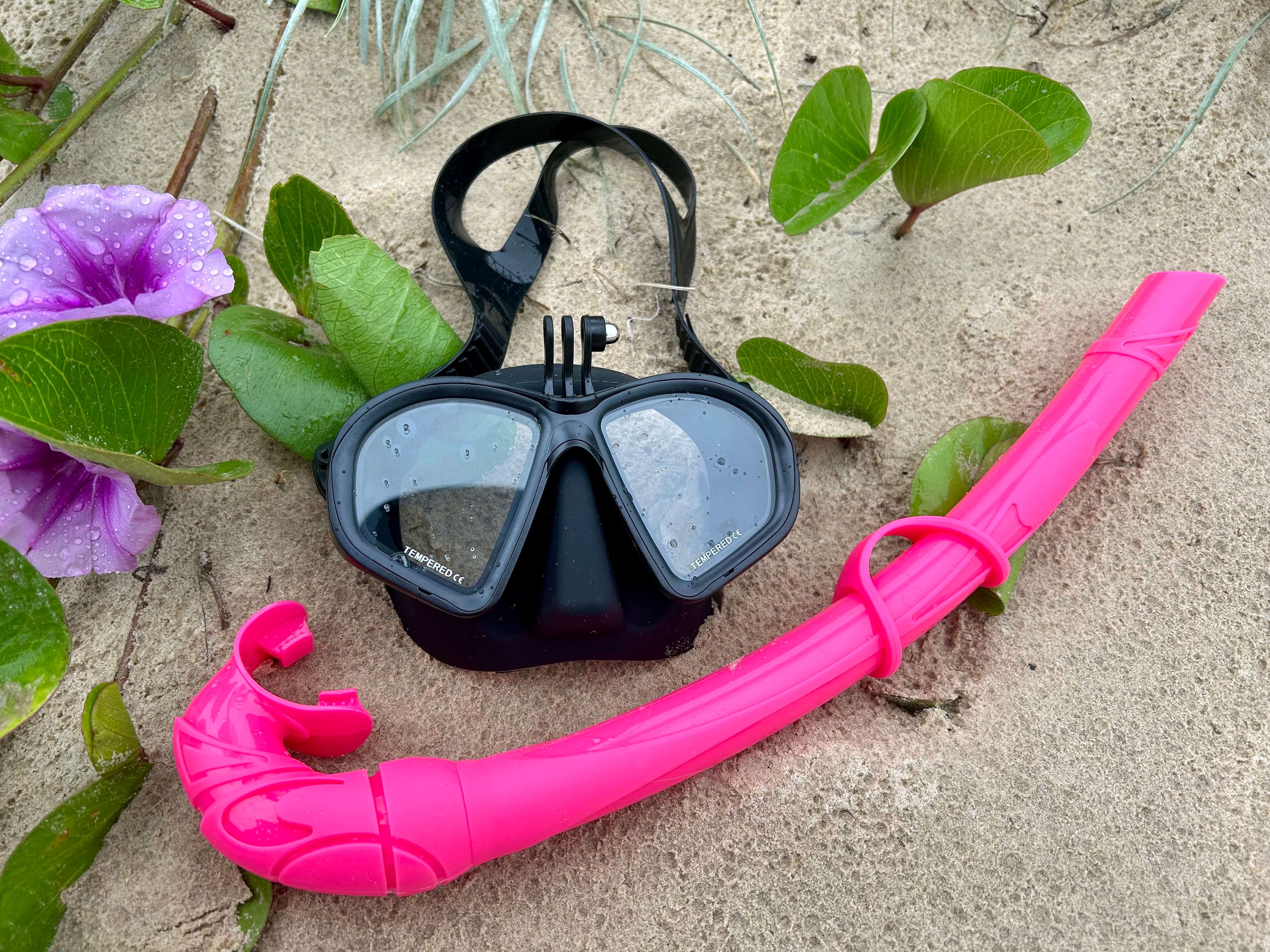 GoPro Mask and Silicone Snorkel Set